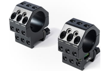 Image of EAW German Tactical Mount Pair Of Fixed Rings, Tube Diameter 34mm, Height 15mm, Screw, Black, 61001