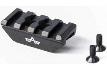 Image of EAW German Tactical Mount Picatinny Attachment, Hole Distance 10mm, Angeled Mount, Height 15mm, Length 45mm, Black, 60013