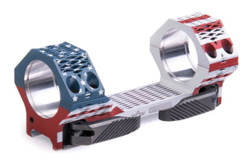 Image of EAW EAW Ultralight 3D Printed Scope Mount w/Lever, Diameter 34mm, Height 15mm, Lever, Red/White/Blue, Small, 48925341502101