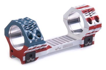 Image of EAW EAW Ultralight 3D Printed Scope Mount w/Screw, Diameter 34mm, Height 10mm, Screw, Red/White/Blue, Small, 48920341002101