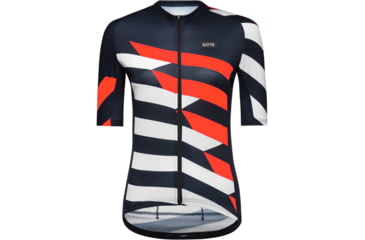Image of GOREWEAR Spirit Signal Chaos Cycling Jersey Womens in Orbit Blue/White Medium 8-10 Form fit 1EE4B607, 101062-AU01-40