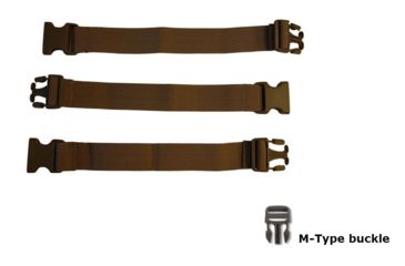 Image of Eberlestock 38mm x 12in Extend Straps, M-Type, Dry Earth, ACME