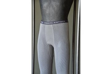 Image of Eberlestock Airbase Long Underwear Pants Silver w/ Polypro Mesh, Gray, 2XL EGT72X