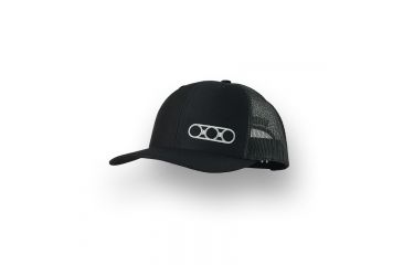 Image of Eberlestock Lucky Ring Logo Ballcap, Black Mesh, Gray Ring Logo, Black COBC2