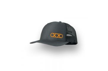 Image of Eberlestock Lucky Ring Logo Ballcap, Gray/Black Mesh, Orange Ring Logo, Gray/Black/Orange COBC1