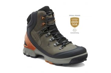 Image of ECCO BIOM Hike 1.1 Backpacking Boot - Men's-Black/Grey/Burnt-Medium-41