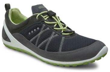 Image of ECCO Biom Lite Speed Casual Shoe - Women's-Dark/Dark/Mint-Medium-38