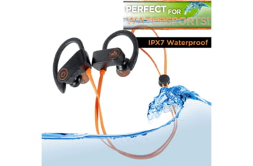 Image of Eco Survivor EcoSurvivor Bluetooth Earbuds, Orange, 43682
