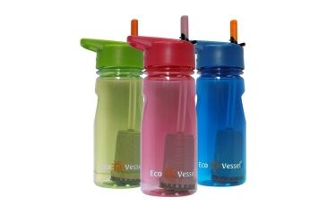 Image of Eco Vessel Aqual Vessel Tritan 17 oz-Clean Green