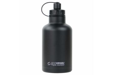 Image of Eco Vessel Boss 64oz Trimax Growler Black BOSS1900BS