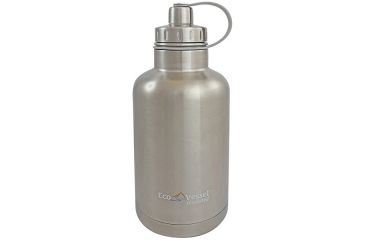Image of Eco Vessel The Boss TriMax Triple Insulated Stainless Steel Growler, Silver Express, 64 oz, GRL1900SE