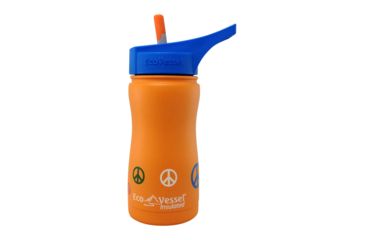 Image of Eco Vessel Frost Stainless Steel Insulated Bottle - Kids-Orange-13 oz