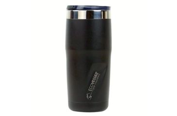 Image of Eco Vessel METRO Insulated Bottle, 16oz, Black Shadow, Black Shadow, Stainless Steel, 100 Year Manufacturer Warranty, EVS-77026