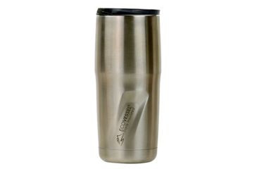 Image of Eco Vessel METRO Insulated Bottle, 16oz, Silver Express, Silver Express, Stainless Steel, 100 Year Manufacturer Warranty, EVS-77064