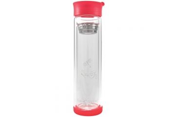 Image of Eco Vessel Vue Double Glass 14 Oz Red DWG400RD