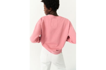 Image of Ecoalf Backalf B Because Sweatshirt - Womens, Summer Pink, M, GASTBACKB8140WS22-261-M