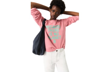Image of Ecoalf Backalf B Because Sweatshirt - Womens, Summer Pink, M, GASTBACKB8140WS22-261-M