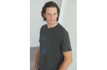 Image of Ecoalf Berdesalf T-Shirt - Mens, Dark Khaki, Medium, GATSBERDE8032MW21-106-M