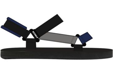 Image of Ecoalf Ebroalf Sandals - Mens, Anthracite, 43, SHSAEBRO04500MS22-318-43