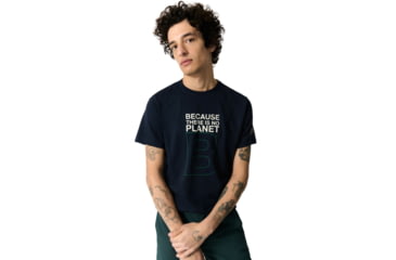 Image of Ecoalf Great Balf Washed T-Shirt - Mens, Navy, S, GATSGREAT8034MS22-160-S