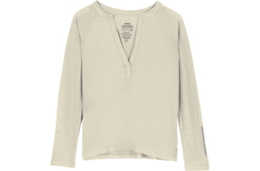 Image of Ecoalf Litalf Long Sleeve T-Shirt - Womens, Cannoli White, S, GATSLITAL1280WS22-997-S