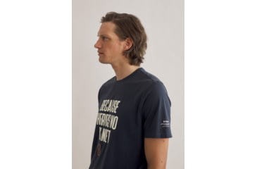 Image of Ecoalf Minalf T-Shirt - Mens, Navy, Extra Large, GATSMINOT8032MW21-160-XL