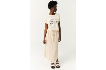 Image of Ecoalf Minalf T-Shirt - Womens, Cream, M, GATSMINTS1270WS22-015-M