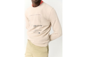 Image of Ecoalf Teleralf Sweatshirt - Mens, Beige, S, GASTTELER8001MS22-051-S