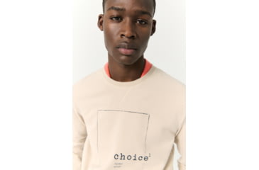 Image of Ecoalf Teleralf Sweatshirt - Mens, Beige, S, GASTTELER8001MS22-051-S