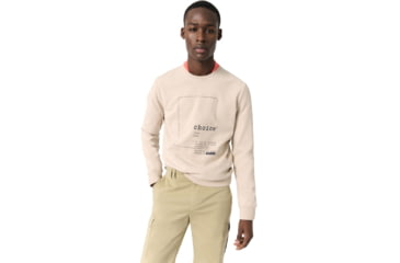 Image of Ecoalf Teleralf Sweatshirt - Mens, Beige, S, GASTTELER8001MS22-051-S