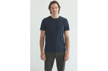 Image of Ecoalf Tribecalf T-Shirt - Mens, Navy, Large, GATSTRIBE8032MW21-160-L