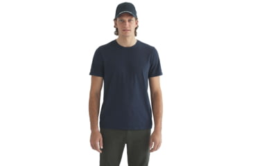 Image of Ecoalf Tribecalf T-Shirt - Mens, Navy, Large, GATSTRIBE8032MW21-160-L