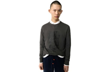 Image of Ecoalf Westialf Sweatshirt - Mens, Asphalt, S, GASTWESTI8004MS22-303-S