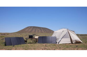 Image of EcoFlow DELTA 1300 w/ 3 Solar Panel, 160W, Black, DELTAAMSP163