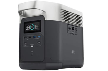 Image of EcoFlow Delta Bundle Power Station w/One Solar Panel, Grey/Black, DELTAAMSP161