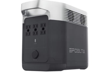Image of EcoFlow Delta Bundle Power Station w/One Solar Panel, Grey/Black, DELTAAMSP161