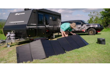 Image of EcoFlow DELTA Max 1600 w/1 Solar Panel, 160W, Black, DELTAMax1600US161