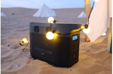 Image of EcoFlow DELTA Max 2000 Bundle w/One 400W Solar Panel, Black, DELTAMax2000-400W-US