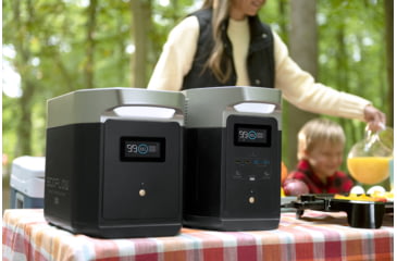 Image of EcoFlow DELTA Max 2000 Bundle w/One Extra Battery, Black, DELTAMax2000-DELTAMaxEB-US