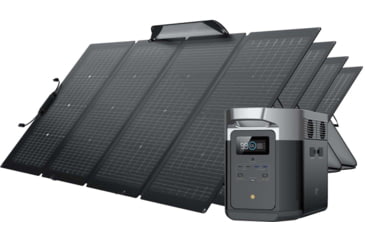 Image of EcoFlow DELTA Max 2000 w/ 4 Solar Panel, 220W, Black, TMR310-4MS430-US
