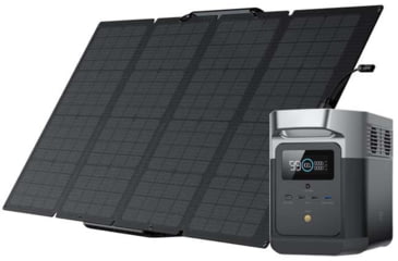 Image of EcoFlow DELTA Mini w/ 2 Solar Panel, 160W, Black, DELTAminiUS161