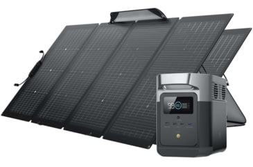 Image of EcoFlow DELTA Mini w/ 2 Solar Panel, 220W, Black, DELTAMINI-SP220W-2-US
