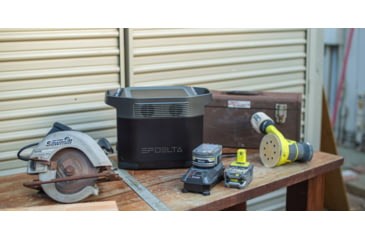 Image of EcoFlow DELTA Portable Power Station, Gray &amp; Black, 50004055