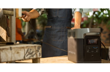 Image of EcoFlow DELTA Portable Power Station, Gray &amp; Black, 50004055