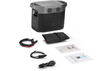 Image of EcoFlow DELTA Portable Power Station, Gray &amp; Black, 50004055