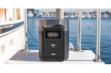 Image of EcoFlow DELTA Portable Power Station, Gray &amp; Black, 50004055