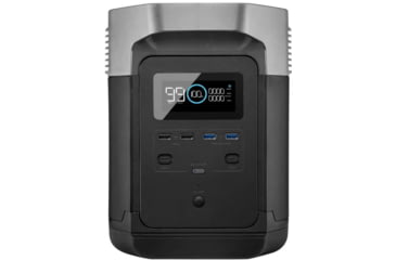 Image of EcoFlow DELTA Portable Power Station, Gray &amp; Black, 50004055