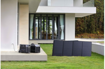 Image of EcoFlow DELTA Pro Portable Power Station w/One 400W Solar Panel, Black, DELTAPro-400W-US