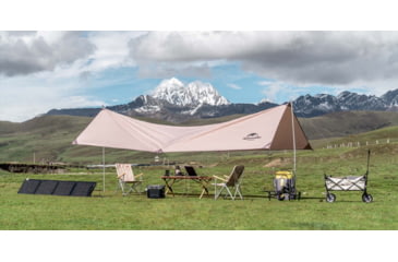 Image of EcoFlow DELTA 1300 w/ 1 Solar Panel, 110W, Black, DELTA1300-1