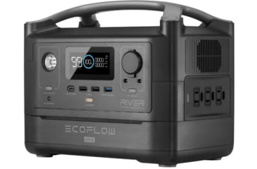 Image of Ecoflow RIVER600 MAX Portable Power Station, Black, 50024071